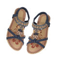 Flat Sandals Rhinestone Bohemian Rhinestone Beads Anti Skid Sandals. 