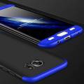 Samsung Galaxy S7 edge GKK"Full Coverage 360 Protection Mobile Phone Back Cover Case - Blue & Black. 