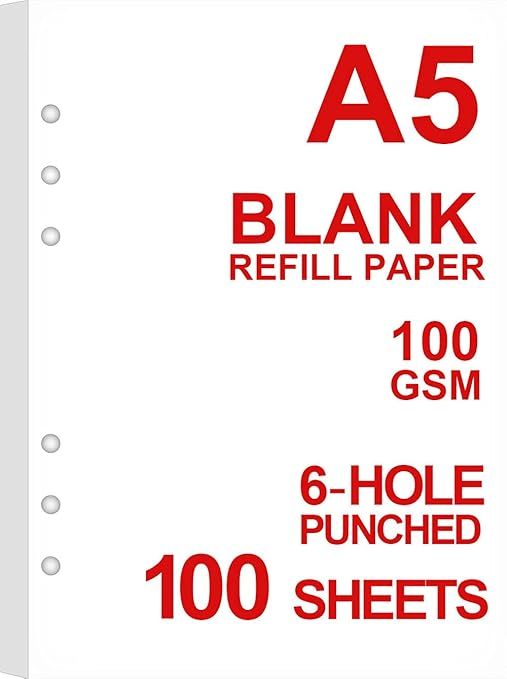 A5%20Blank%20Paper%206-Holes%20Punched,%20100%20Sheets%20(200%20Pages),%20100%20gm,%20Binder%20Paper-Ring%20Hole%20Punch%20Blank%20Refill%20Paper-Printing%20Paper%20-%20Image%209