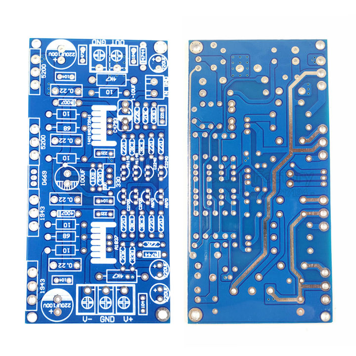 Board 1943+5200 Mono Power Amplifier Board For Audiophile DIY 200W P.C.B Board Circuit Design Empty Board High Power wholesale