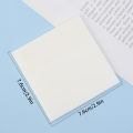 50pcs/pack Transparent Sticky Notes Students Use Tear-off Note Small Notebook To Learn Office Memo Can Be Pasted Note Paper. 