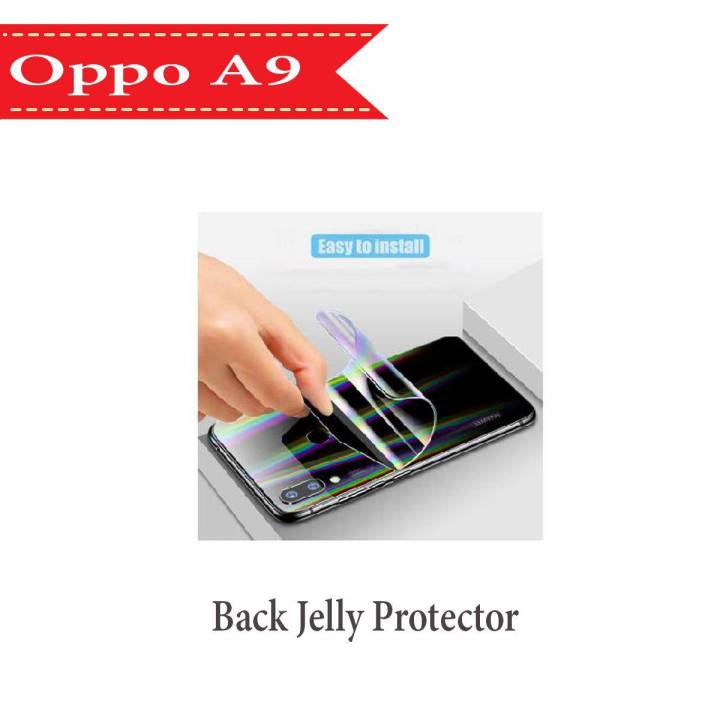 Oppo A9 Back Clear Jelly Protector Zack Sheet Protector For Oppo A9