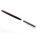 3X HERO 616 Fountain Pen Hooded Golden Nib Dark Red Small Vintage. 