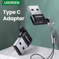 UGREEN USB A to Type C Adopter / Ugreen US280 USB-C female and USB-A 2.0 Male Connector Adapter / USB A to C OTG adopter. 