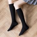 Pack Of 3 Pairs Black Kids School Socks Boys Girls Children Back To School Socks Plain. 