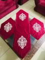 3pcs Table Mat Set Dressing table mats Different colours and flowers design. 