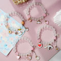 Korean Style Cute Crystal Cartoon Pendant Bracelet For Girls Women Fashion Jewellery Gift. 