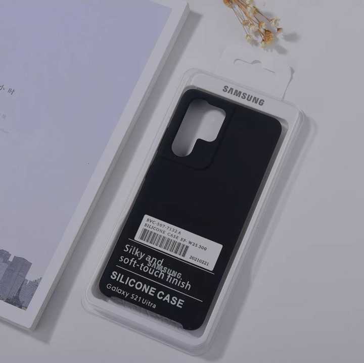 Samsung Galaxy S21 Ultra 5G Official Silicone Case With Camera Protection - Soft Silicone Back Cover for Samsung  S21 Ultra 5G