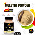 Pure Mulethi Powder (Licorice Powder) 140g – Organic Mulathi / Yastimadhu – Premium Natural Herbal Powder for Cooking & Beverages - Organic Mulathi for Cough Relief. 
