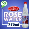 Natural Rose Water, Zero calories No additives Use in desserts and pastries 750 ml. 