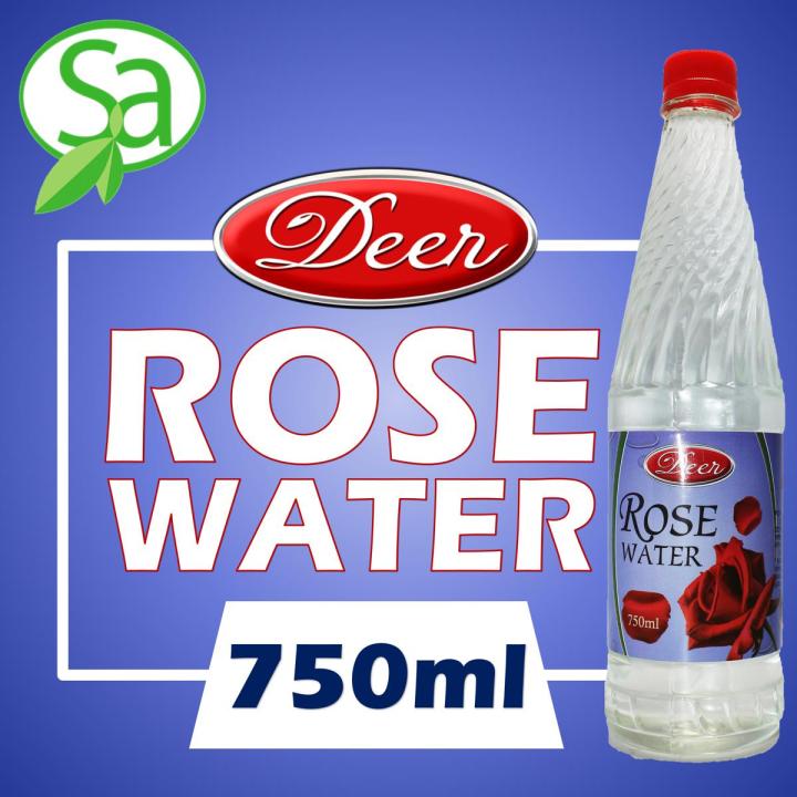Natural Rose Water, Zero calories No additives Use in desserts and pastries 750 ml