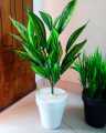 Artificial Plants for Home Decor Indoor, Faux Plants, 12 leaves Plants for Living Room Decor 1.8 ft Height. 