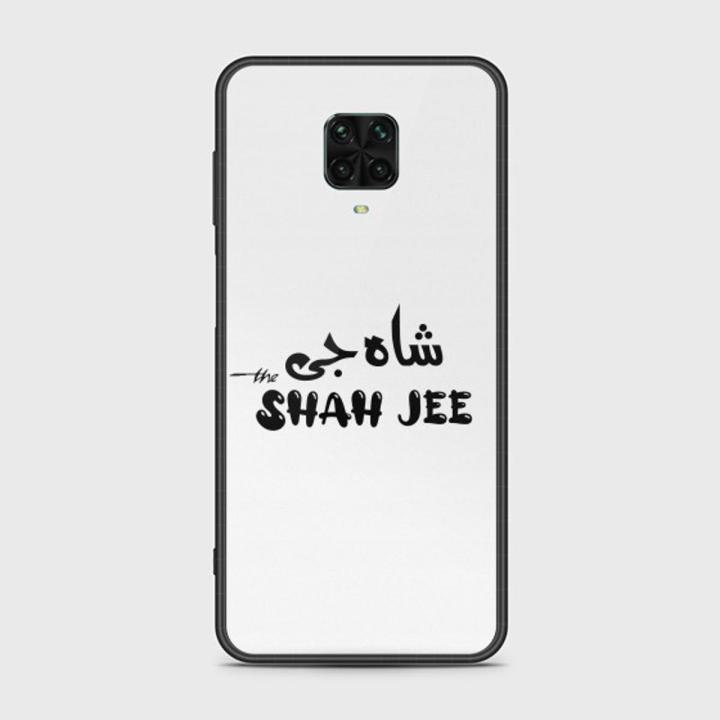Xiaomi Redmi Note 9S Cover - SkinLee HQ Infinity Glass Case (Soft) - Caste Name Shah Jee Customized Cover - SKINLEE-681-1-890-498