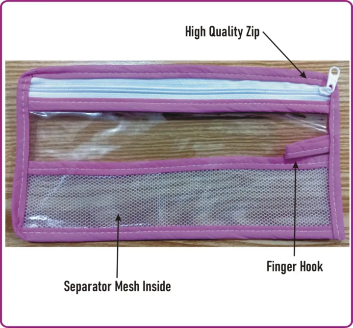 Pencil%20Pouch%20%7C%20Transparent%20Design%20%7C%20Smooth%20Zip%20%7C%20Finger%20Hook%20+%20Separator%20Mesh%20Inside%20%7C%20School%20Geometry%20Box%20-%20Image%202