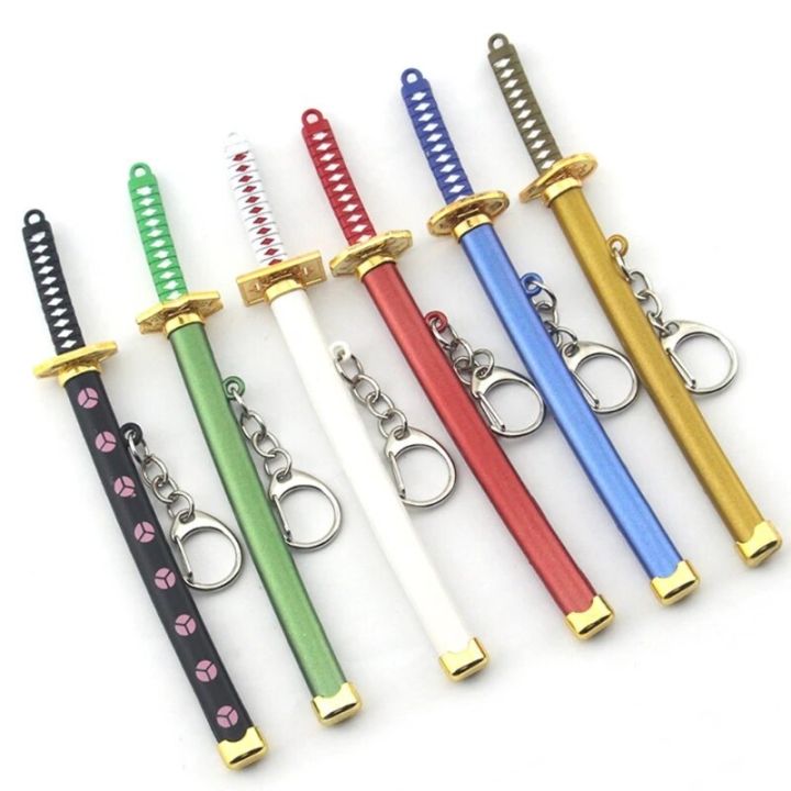 Anime Keychain Metal Key Ring Scabbard Keyring Katana Buckle Key Chain Unisex Jewelry Gifts