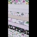 A4 designer paper pack | Butterfly garden | 12 sheets 260gsm | glossy. 