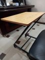 Z Shape Folding Table Laptop Table Side Table Coffee table With Wheels Multi Purpose Use. 