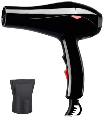 Professional Hair Dryer: Ceramic Ionic Technology, Eco-Friendly Setting Hair Dryer Machine, Salon-Worthy Results for All Styles For Both Women And Men Hair In Black Color Model-6001