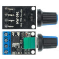 5V 12V 10A Voltage Regulator PWM DC Motor Speed Controller Governor Stepless Speed Regulator LED Dimmer Power Controller. 
