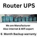 WiFi Router UPS Power Bank 12 Volts 1A 1.5A 5 to 6 Hours Guaranteed Backup TpLink, Tenda PTCL, Fiber, ONT 12v Router UPS Digital Display | included Fast Charger | 6 month warranty. 
