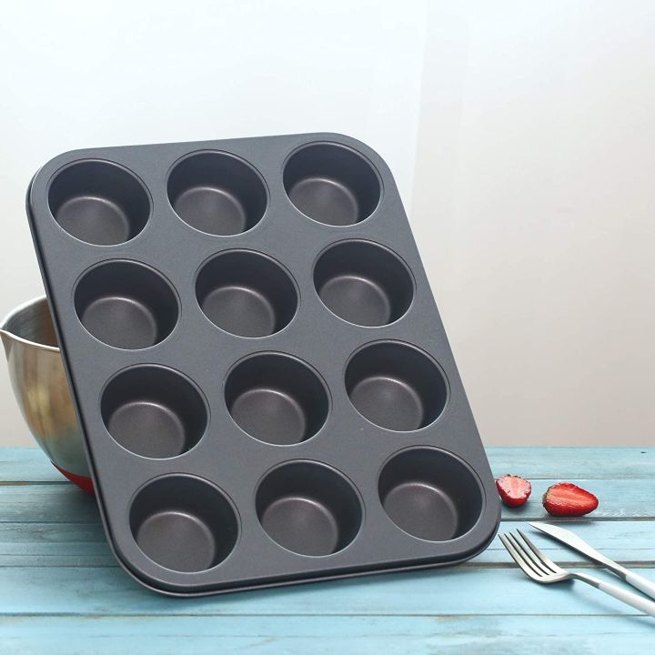 12%20Holes%20Cupcake%20Baking%20Tray%20Non%20Stick%20Cake%20Baking%20Pan%20Round%20Shape%20Tool%20Cake%20Mold%20-%20Image%208