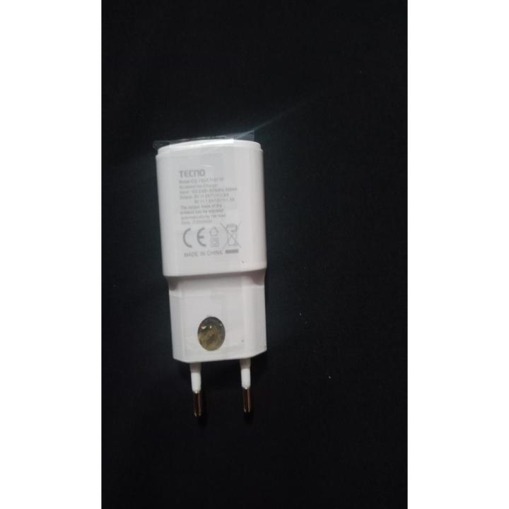 Tecno Fast Charger Original [CQ 15AX] 15W Fast Charger For all Brands Supports