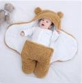 The Royal Bedding Newborn Baby Wrap Blankets Fleece Sleeping Bag Envelope – Soft, Warm & Comfortable for Babies (0-6 Months, 13x28 inches). 