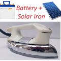 DC 12V Solar Iron – Portable, Energy-Efficient, & Eco-Friendly Travel Iron Solar Panel for Home and Outdoor Use|New Technology Automatic 12 Volts Direct Battery Operated Solar Energy DC Power UPS Dry Iron Best Quality. 