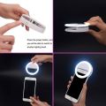 Mobile Selfie Ring Light – Portable Selfie LED Ring Light for Mobile Phones – Rechargeable Ring Light with Charging Cable For Tik Tok and Photography - 3 Level Brightness Adjustment with Flash Mode. 