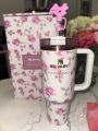 40 oz Stainless Steel Insulated Tumbler 1200Ml with Lid & Straw – Double Wall Thermal Travel Mug for Hot & Cold Drinks...eh Stanley x LoveShackFancy limited edition collection. 