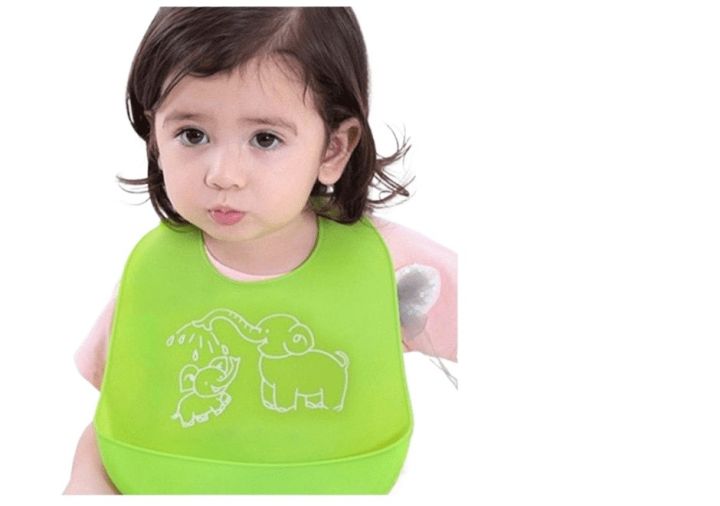 Silicone Baby Bibs | Easy Clean, Comfortable, Waterproof | Ages 0-15 Months | Stain-Resistant, Soft, Food-Grade | Best for Happy, Mess-Free Meals!"