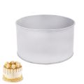 Heighted Round Cake Mold Galvanized Steel 10 X 10 X 4 Inch. 