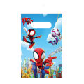 Spiderman Birthday Party Gift Bags Spider Theme Plastic Candy Bag Child Party Loot Bag Kids Birthday Party Favors Supplies Decor. 