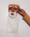 Full Face Old Man Mask with Beard | Realistic Party Costume Mask. 