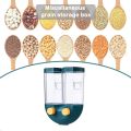 1.3L Sealed Rice Storage Box Wall Mounted Cereal Grain Container Dry Food Dispenser Grain Storage Jar Kitchen. 