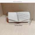 Women Exquisite Evening Bag Party Banquet Glitter Purse Lady Elegant Wedding Clutches Handbag Party Cocktail Chain Shoulder Bag. 