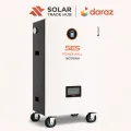 SES PowerWall 51.2V 314Ah LiFePO4 Lithium Battery 16.07kWh | 16076Wh Solar Storage | Wall Mount | Touch LCD | WiFi Bluetooth | 8000+ Cycles | Hybrid Inverter Compatible. 