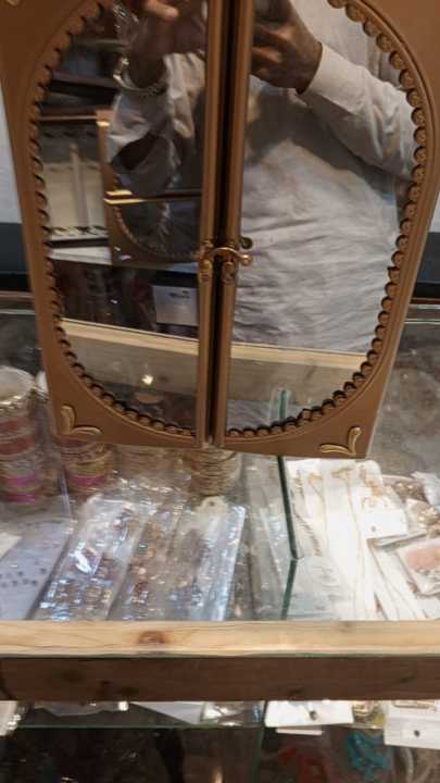 Makeup Organizer Solid Wood Makeup Organizer Box,Portable Large Capacity Skincare Storage Cabinet with Mirror, Cosmetic Display Case with Drawers, Brush Perfume Jewelry Lipsticks Holder, Multi-Funct