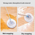 360 Degree Rotatable Adjustable Cleaning Mop, 360°Rotating Extendable Sunflower Mop, Multifunctional Wall Cleaning Mop. 