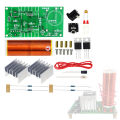 DIY Kit Mini Tesla Coil Plasma Speaker Set Electronic Field Music Project Part. 