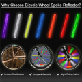 84 Pieces Spoke Reflectors Bicycle Spokes Reflector ning Strips. 