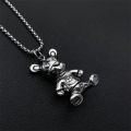 High Quality Bear Pendant Necklace Stainless Steel Men Necklace wholesale. 