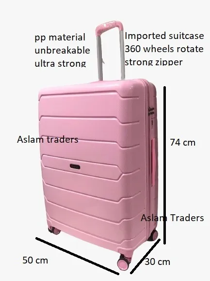 29%20Large%20size%20pp%20unbreakable%20luggage%20travel%20suitcase%20bag%20Imported%20Guaranteed%20light%20weight%20trolly%20-%20Image%205