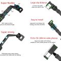 360° Rearview Mirror Car Phone Holder Universal Mount for 4-6.1 Inch Mobile Phones. 