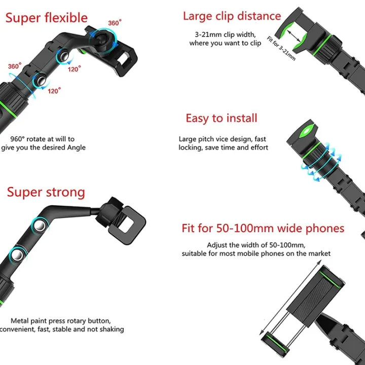 360%20Adjustable%20Car%20Rearview%20Mirror%20Mount%20Mobile%20Holder%20Mobile%20Stand%20Car%20Mount%20-%20Image%208