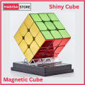 GC 3x3 Shiny Cube Cyclone Boys Metallic Cube for Speed Lovers | High Quality Magnetic Cube Puzzle Toy. 