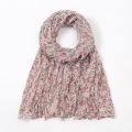 Pleated Crumpled Cotton Shawl Printed Floral Wide Shawl Tudung Head Long Scarf Muslim Fashion Wome Hijab MV306. 