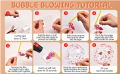 Nano Tape Baloon making,Reusable,Washable And Transparent Silicone Tape with Dual-Sided Stickness,Multi-Functional Tape. 