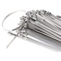Stainless Steel Cable Ties, 100 Pcs 7.9 Inches Cable Zip Ties. 