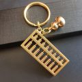 Mini brass small ruler 6cm small copper ruler thickened pure copper ruler student stationery personality creative small ruler brass small abacus beads movable creative car keychain pendant for men and women. 